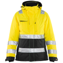 Blåkläder 487219873399M Synlighetsjakke dame , varselgul/svart , vinter Str . M