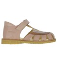 Angulus Rosebud/Clay/Lilac Colourblock Regnbuesandal Med Borrelås 32