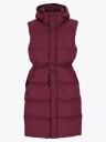 Twentyfour Mode Eva Puffy Vest Burgunder 34