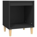 vidaXL Nattbord svart 40x35x50 cm konstruert tre