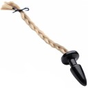 Tailz Pony Tail Buttplugg       - Svart