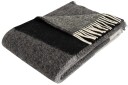 Arctic Ullpledd i 100% Ny norsk ull Check black 130x200 cm