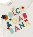 Dolce & Gabbana Genser   Hvit m. Tekst/Knapper   Dolce & Gabbana   12 år 152   Genser