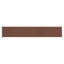 vidaXL Uttrekkbar sidemarkise 117x600 cm brun