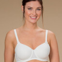 Trofe Sanna Underwire Stripe Bra BH Hvit E 75 Dame