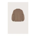 Seventy, Dame, Strikkevarer, Brun, S,