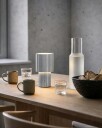 Iluma Bordlampe Bærbar Sølv