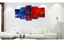Bilde Dance Of Colourful Flames 200x100 Artgeist sp. z o. o.