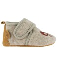 Mikk line Tøfler   Prewalker Ull   Jul Heart   Mikk line   23/24   Tøfler Beige Brun Grå Rød   23 24