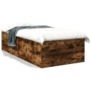  Sengeramme røkt eik 100x200 cm konstruert tre 8721102616006