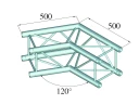 Alutruss Quadlock 6082c-22 2-Veis Hjørne 45°