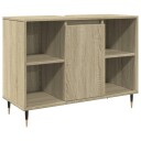  Baderomsskap høyglans hvit 80x33x60 cm konstruert tre