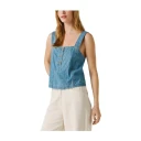 Pepe Jeans Dame Topper Blå XS,