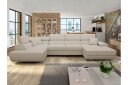 Reginia Sofa med Divan og Sjeselong 4 seter   Beige