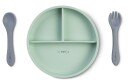 SARO Baby Food and Fun Silicone Feeding Set Mint
