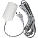 Star Trading 297 96 Sladdställ E27 Slim Vit