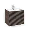 Macro Design Crown Stripe Servantskap 2 Skuff - med Light Servant Brun ask / 60cm 8