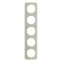 Hager 10152116 Dekkramme 5 Rom R.1 Glass/svart