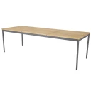 Brafab Nox spisebord 90 x 240 cm antrasitt/teak Brafab