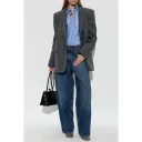The Mannei Dame Jeans Blå S,