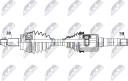 NTY NPW LR 031 Drivaksel