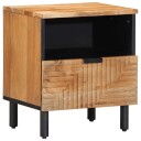 vidaXL Nattbord 2 stk 40x33x46 cm heltre akasie