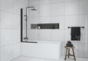 Badekar Vikingbad Kvadrat Duo Med Panel 170cm