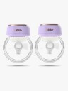 NENO Sole Twin Elektrisk Brystpumpe Hands Free Lilla