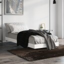 vidaXL Sengeramme hvit 75x190 cm konstruert tre