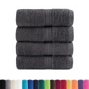  Premium gjestehåndklær SOLUND 4 stk antrasitt 30x50 cm 600gsm