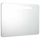 vidaXL LED-speilskap til bad 80x9,5x55 cm