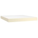 vidaXL Lommefjær madrass Medium 160 x 200 cm 20 cm Krem