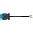 GST18i5 Tilkoblingskabel 5P Hun/Free Pvc 1,5mm² Blå 6M
