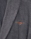 Gant Morgenkåpe i bomullsfrotté, unisex ANCHOR GREY XS
