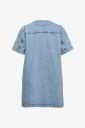Vero Moda Curve   Denimkjole vmcFonda 2/4 Abk V neck   Blå