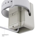 Håndholdt ladestativ i silikon i konsollstil for Apple-klokke Grå/Hvit
