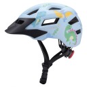 Wozinsky MTB Barnesykkelhjelm med Avtakbar Skjerm - Str. S, 52-56cm - Lysebl??