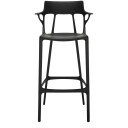 Kartell A.I. Barstol Resirkulert 75 cm Svart