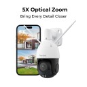 Reolink W840 PTZ Overvåkningskamera 8MP 5x Optisk Zoom Auto Tracking WiFi 6 Hvit