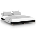 vidaXL Sengeramme svart 200x200 cm konstruert tre