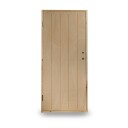 Lagderdør Jabo Ubehandlet Sporfrest Plywood 9x20 dm Hengnin Venstre
