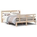  Sengeramme med hodegavl 150x200 cm heltre furu 3306855