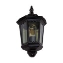 Lindby Lieva utendørs vegglampe, svart