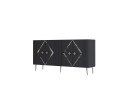 Elvon Konsollbord 150 cm   Antrasitt/Sølv