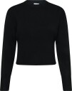 NOISY MAY Nmsloan L/S O Neck Knit Noos   BLACK   XS