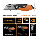 Fiskars CarbonMax Sammenleggbar Universalkniv - Slitesterk og Kompakt Håndverktøy