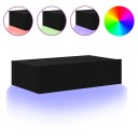 vidaXL TV-benk med LED-lys svart 60x35x15,5 cm 8721012261990