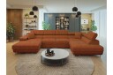Gabina Sofa med Divan og Sjeselong 4 seter   Oransje