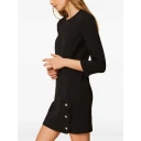 Twinset Dame Kjoler Svart L,