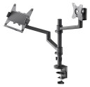 Goobay Deluxe skjermfeste med laptop-arm for 17-32" skjermer - Sort